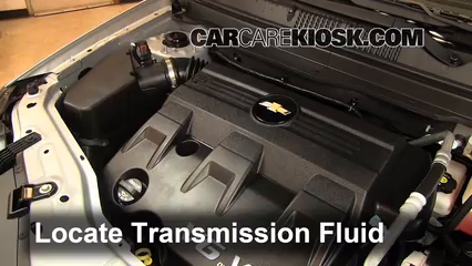 2012 Chevrolet Captiva Sport LTZ 3.0L V6 FlexFuel Liquide de transmission Vérifier le niveau de liquide